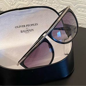 Balmain / Oliver Peoples colab Sunglasses with original case.